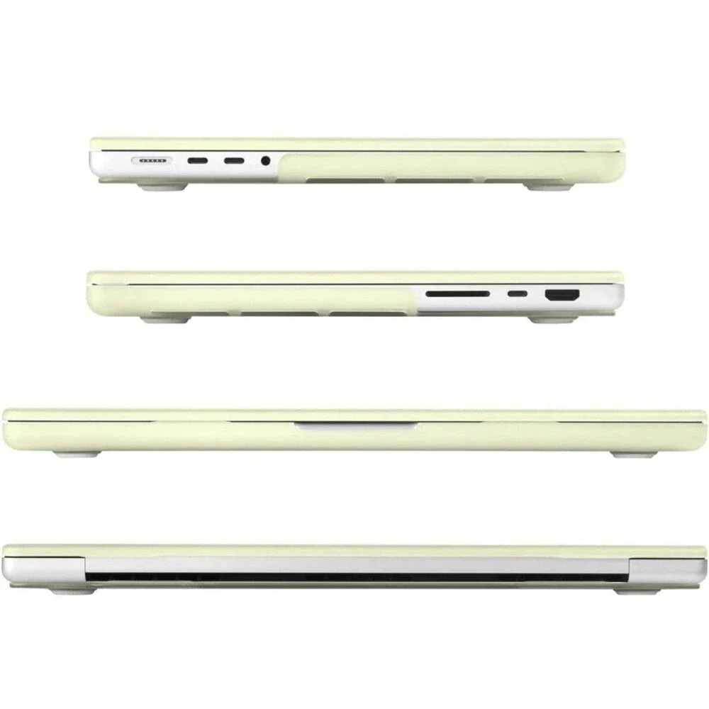 CISSOOK Mellow Yellow Case for MacBook Pro 14 Inch M3 Chip